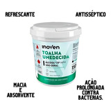 Pano Toalha Umedecido Álcool 73 Inoven 150 Unidades