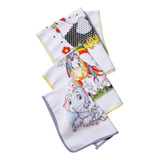 Panos De Prato Vies Estampado Kit Com 10 Peças