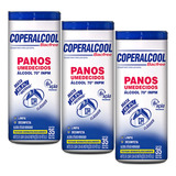 Panos Umedecidos Bacfree Álcool 70 Inpm Kit 3