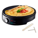 Panquequeira Elétrica Crepe Tapioca Revestimento Teflon