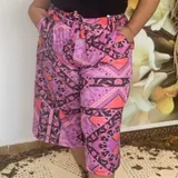 Pantacourt Estampada Floral