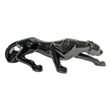 Pantera Negra Escultura Estatua Decoração Leopardo Cor Preto 35cm Sua Decor Em Casa