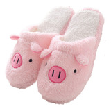 Pantufa Adulto Feminina Porquinho Pelúciada Macia Luxo Nova