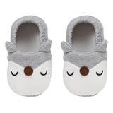 Pantufa Bebe Raposa Cinza