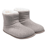 Pantufa Bota Polar Antiderrapante Peluciada Internamente