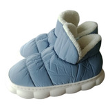 Pantufa Botinha Peluciada Confortavel Inverno Macia