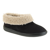 Pantufa Calçado De Inverno Forrada Em Lã Preta