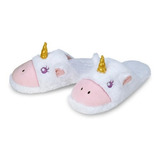 Pantufa Chinelo Quarto Unicornio Infantil Adulto Inverno