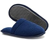Pantufa Chinelo Tradicional Sola Antiderrapante Super Quentinha Azul BR Adulto Alfa M Único