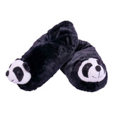 Pantufa De Pelúcia Panda Tamanho Adulto
