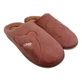 Pantufa Feminina Adulto Chinelo De Quarto Antiderrapante