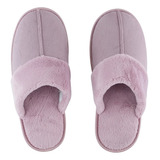 Pantufa Feminina E Masculina Chinelo Pelúcia Tricot Plush