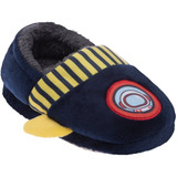 Pantufa Infantil Bebê Menino Azul Nave Masculino Pimpolho