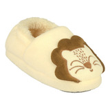Pantufa Infantil Bebê Menino Bege Leão Masculino Pimpolho
