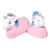 Pantufa Infantil Unicornio Pelucia