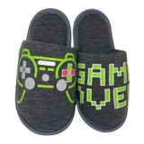 Pantufa Masculina Adulto Inverno Chinelo De Quarto Gamers