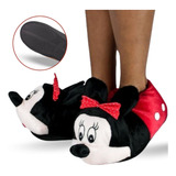 Pantufa Minnie Chinelo Sapato Inverno Sola Antiderrapante
