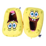 Pantufa Pelucia Fechada Bob Esponja Quentinha Zona Criativa