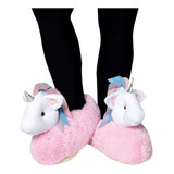Pantufa Unicornio Infantil Pelucia
