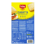 Pão Ciabatta Sem Glúten Zero Lactose Schär Pacote 200g