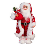 Papai Noel 60cm Decoração Em Pé Enfeite Natal Boneco Luxo