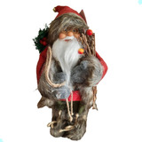 Papai Noel Decoração Natalina Boneco Enfeite Luxo 30 Cm