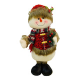 Papai Noel Decoração Natalina Boneco Enfeite Luxo 38cm