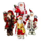 Papai Noel Enfeite Decoração De Natal Boneco 60cm