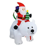 Papai Noel Gigante Inflável Natal Urso