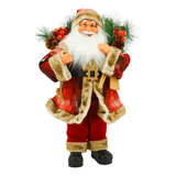 Papai Noel Grande Casaco Xadrez Vermelho