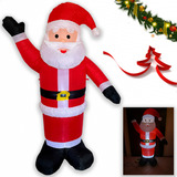 Papai Noel Inflável Enfeite Natal Decoração Kit Natalina