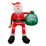 Papai Noel Inflável Grande Super Decoração Natal Top
