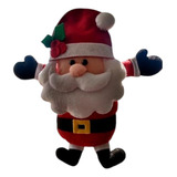 Papai Noel Prendedor De Cortina Natalino Em Feltro
