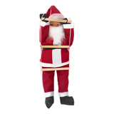 Papai Noel Subindo Escada Grande Barato Envio Mega Rápido