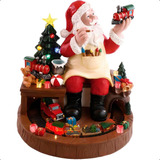 Papai Noel Trenzinho Natal Que Anda Musical Iluminado