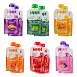 Papapa Kit 12un 6 Sabores Papinha Organica 100g