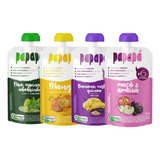 Papapa Kit 4un 1 Sabor Papinha Organica 100g