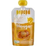 Papapá Papinha Infantil Orgânico Sabor Manga 100g Amarelo