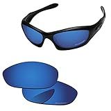 PapaViva Lentes De Reposição Para óculos De Sol Oakley Monster Dog Deep Water Polarizadas