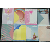 Papéis De Carta Decorados Com Envelope 8 Unidades Lote 3