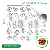 Papel Acoplado 30x38 C 500 Folhas Papel P Burguer