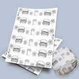 Papel Acoplado C 1500 Hamburger Hamburger Hamburguer Lanche