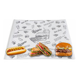 Papel Acoplado C 400 Folhas Para Frios lanches delivery