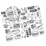 Papel Acoplado Hamburger 25g 33x44 C 400fls Frios Burguer