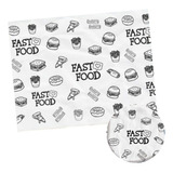 Papel Acoplado Hamburguer Lanche 400 Unid Eb