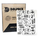 Papel Acoplado Lanches E Frios Delivery 40x40 C 400 Full