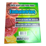Papel Acoplado Para Frios Lanche 30x38 C 2500 Folhas Embalefrios