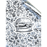 Papel Acoplado Térmico Para Lanche Hamburguer Delivery 500un