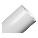 Papel Adesivo Branco Brilho Envelopar Geladeira Mesa 3mx50cm