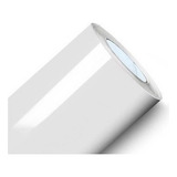Papel Adesivo Branco Laca Envelopar Mesa Móveis 2m X 1m